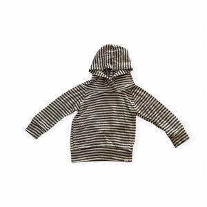 Lulu + Roo Gray Stripe Lightweight Hoodie